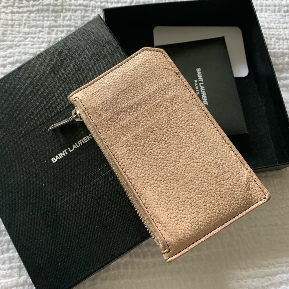 Saint Laurent cardholder with coin pouch